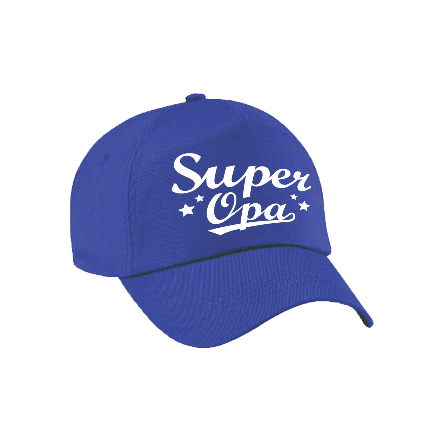 Super opa cadeau pet /cap blauw voor volwassenen