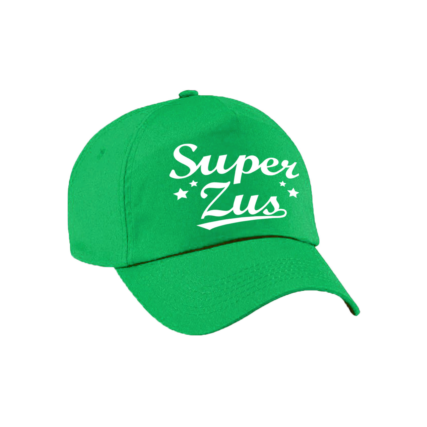 Super zus cadeau pet /cap groen voor dames