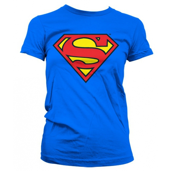 Superman logo verkleed t-shirt dames