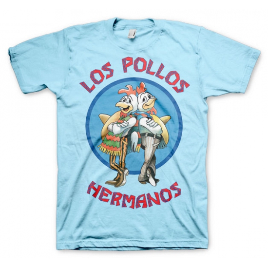 T-shirt Breaking Bad Los Pollos blauw voor heren