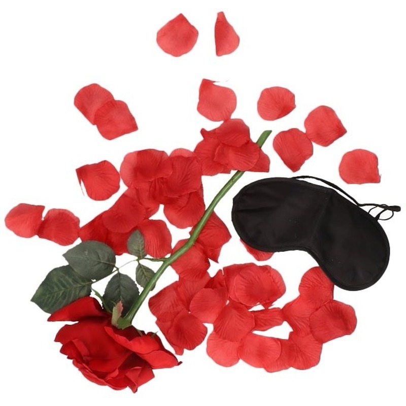 Valentijnscadeau verassingspakket zwart masker