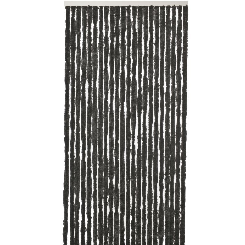 Vliegengordijn/deurgordijn kattenstaart zwart 90 x 220 cm