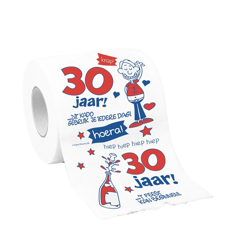 Vrouwen toilet papier 30 jaar