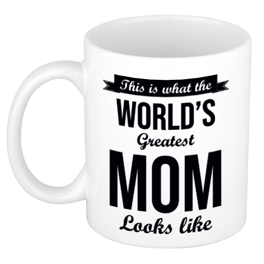 Worlds Greatest Mom cadeau koffiemok / theebeker 300 ml