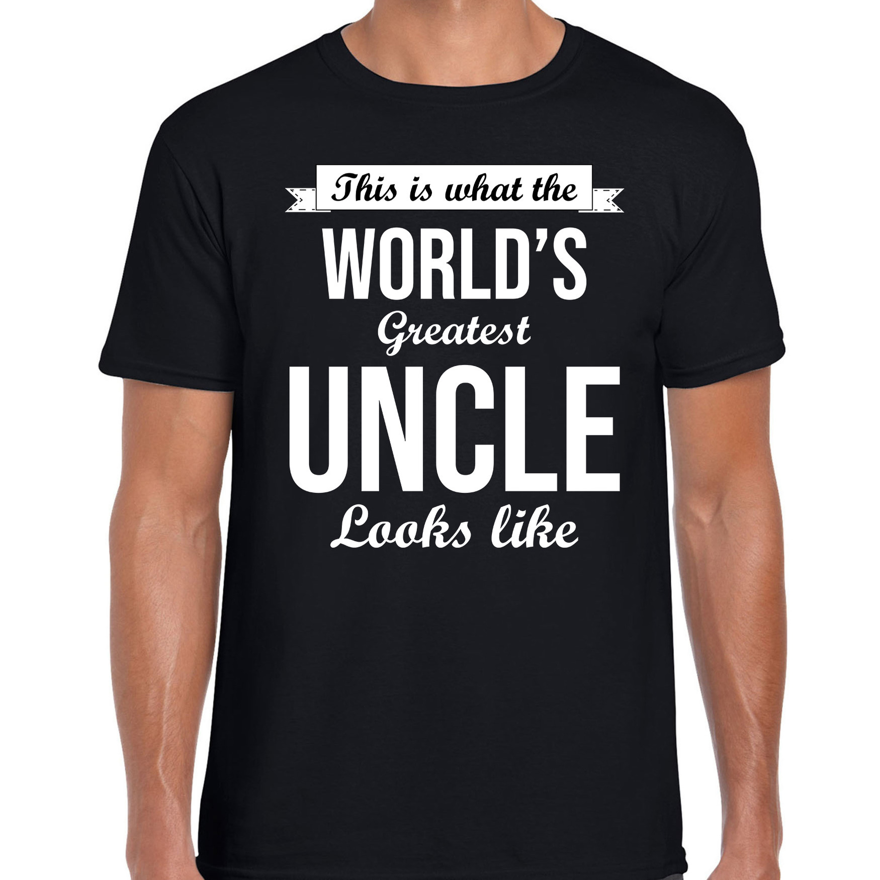 Worlds greatest uncle / oom cadeau t-shirt zwart voor heren
