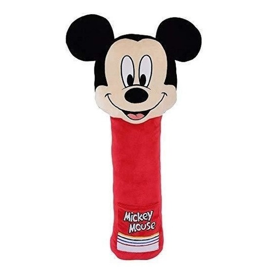 XL pluche Mickey Mouse auto gordelhoes/gordelbeschermer 50 cm