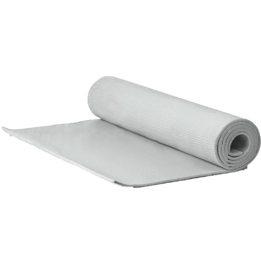Yogamat/fitness mat grijs 180 x 50 x 0.5 cm