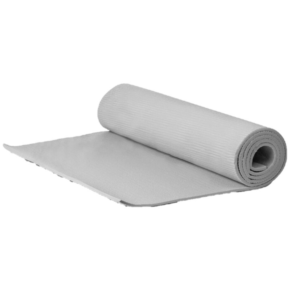 Yogamat/fitness mat grijs 180 x 51 x 1 cm