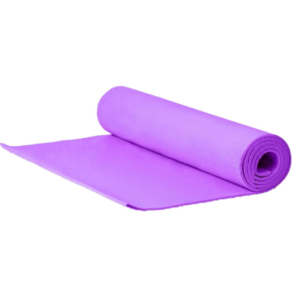 Yogamat/fitness mat paars 173 x 60 x 0.6 cm