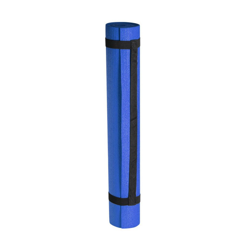 Yogamat/sportmat blauw 180 x 60 cm