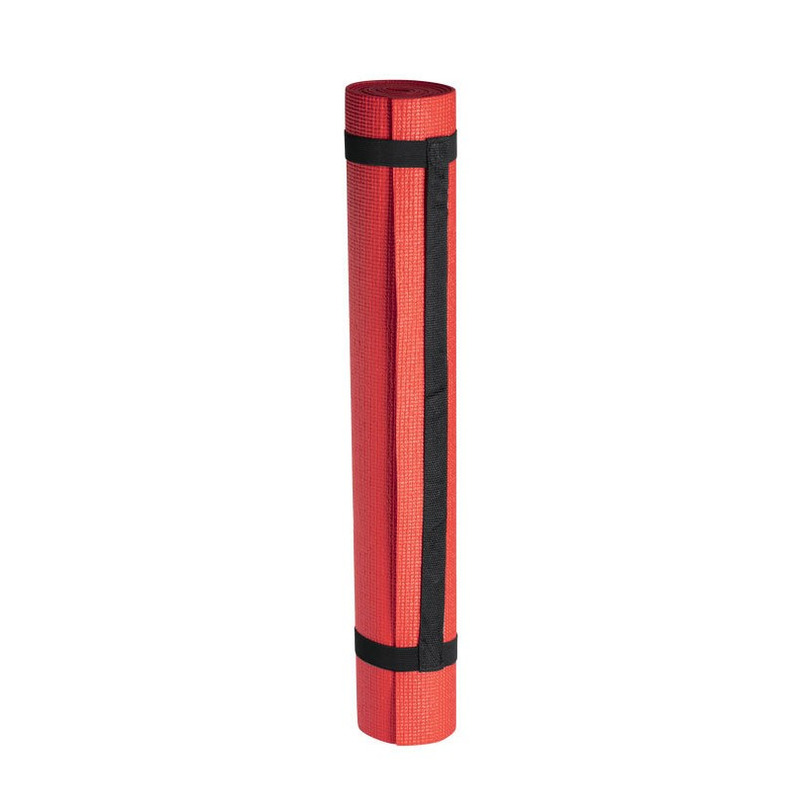 Yogamat/sportmat rood 180 x 60 cm