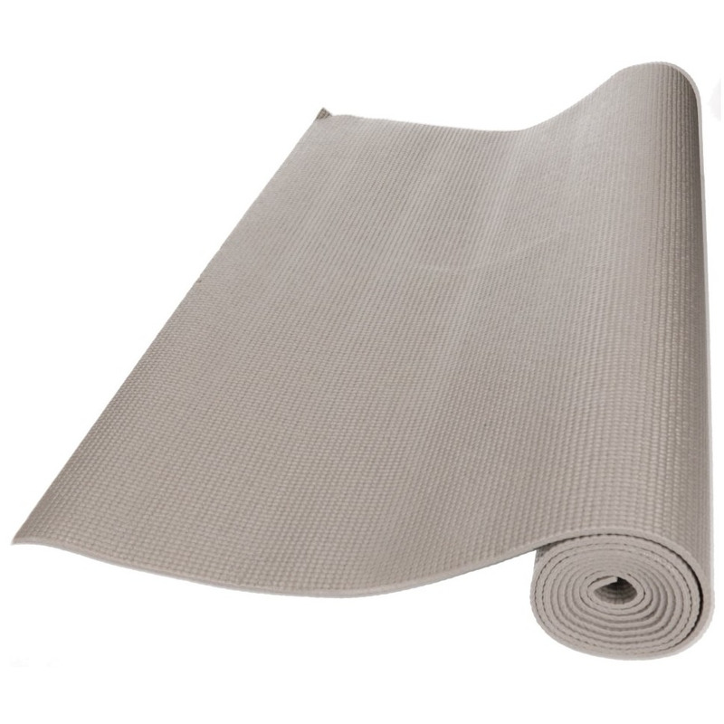 Yogamat zilver/grijs 173 x 61 cm