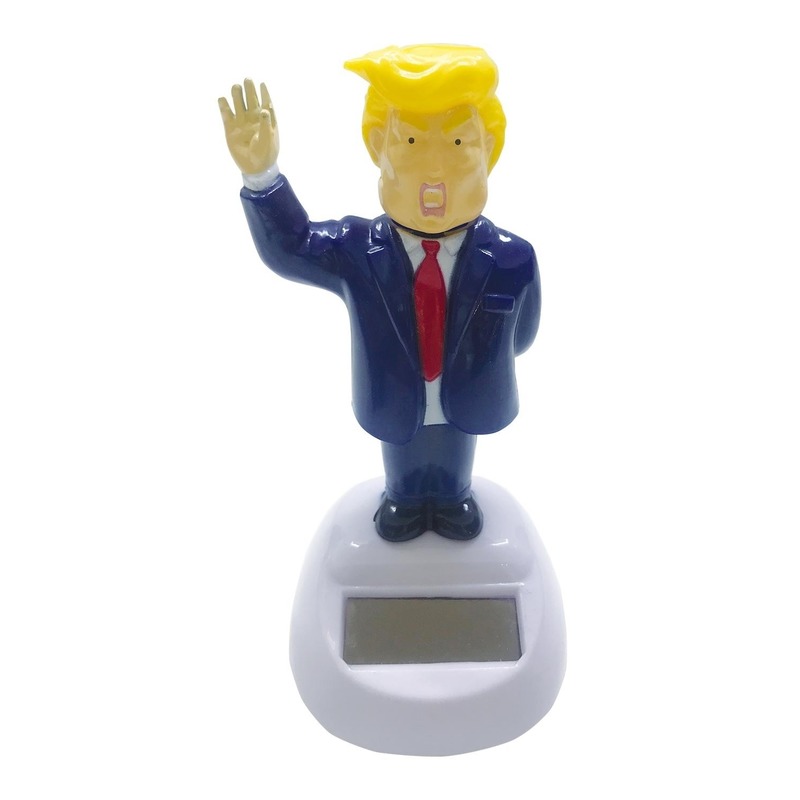 Zwaaiende Donald Trump solar figuur