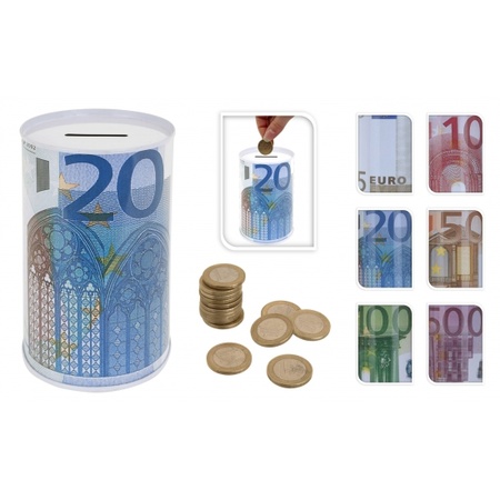 100 eurobill money box 13 cm