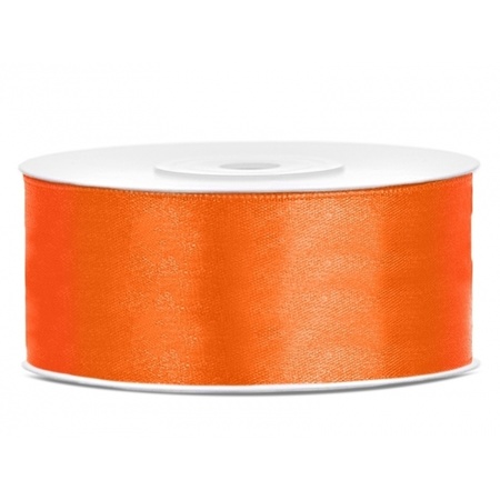 4x color rolls hobby/decoration satin ribbon 1.5 cm x 25 meters