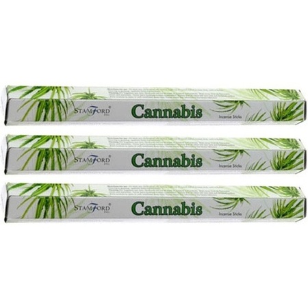 3x Stamford incense sticks cannabis/marihuana