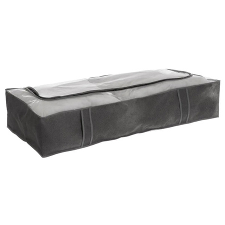 Storage case pillows and blakets - grey - 100 x 45 x 20 cm
