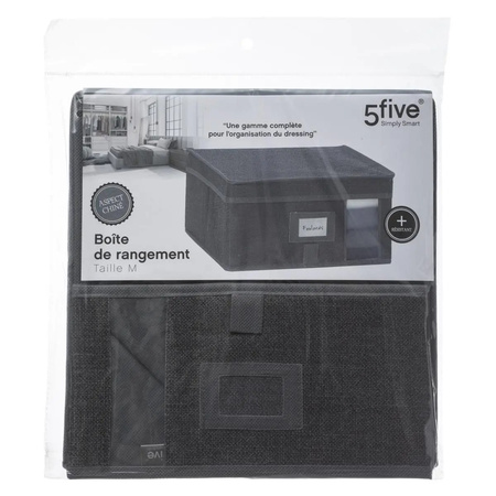 Storage case for clothes - grey - 50 x 30 x 25 cm