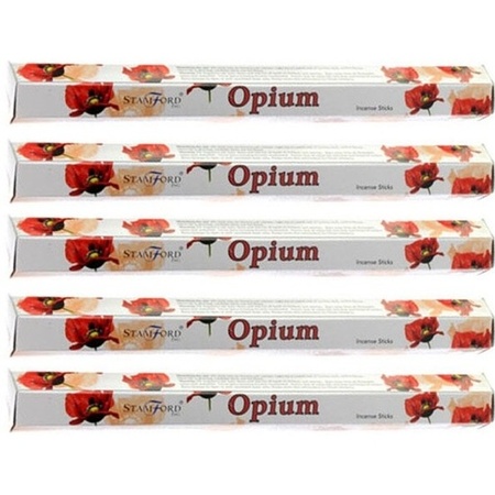 5x Stamford incense sticks opium