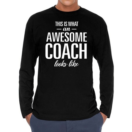 Awesome coach long sleeve black men