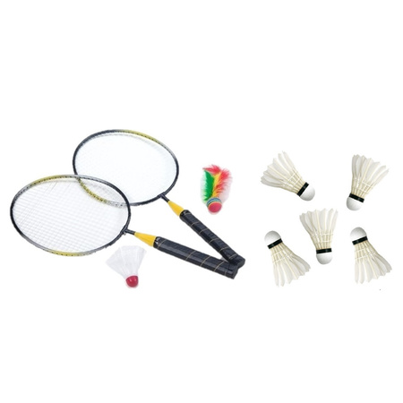 Badminton set for kids with 6x shuttles