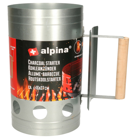 Barbecue starter with bbq lighter fluid