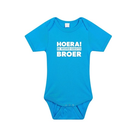 Big brother romper blue baby