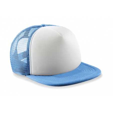 Blue and white vintage baseball cap for kids