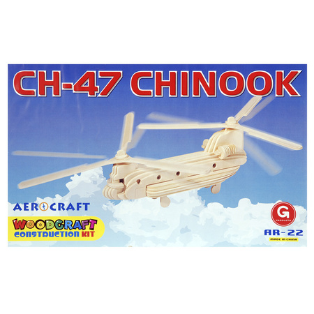 3D puzzel van vliegtuig Chinook