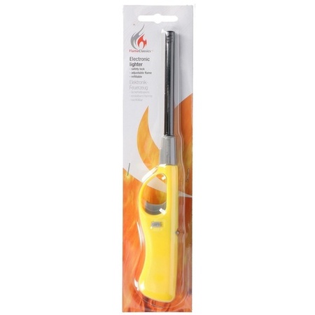 Yellow barbecue lighter 26 cm