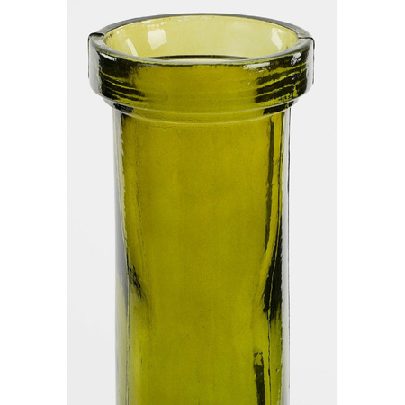 Mica Decorations Vase - bottle shaped - green - glass - 15 x 50 cm