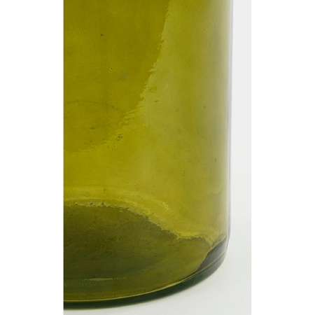 Mica Decorations Vase - bottle shaped - green - glass - 15 x 50 cm