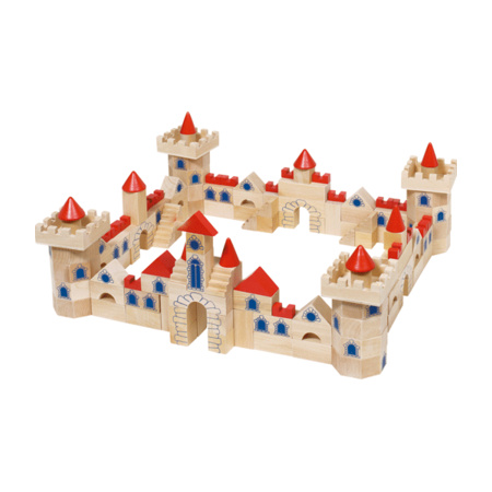 Bouwblokken kasteel in een doosje 145-delig