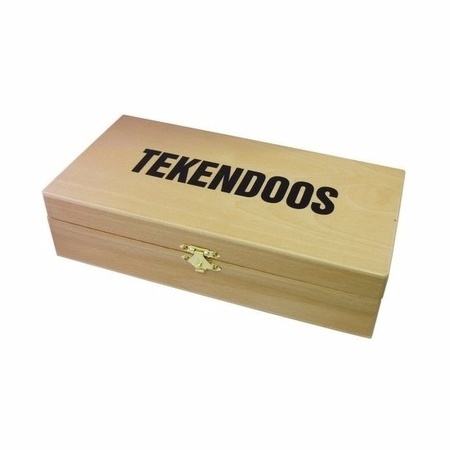 Wooden drawing box 25 x 12,5 cm