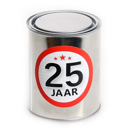 Gift can 25 years