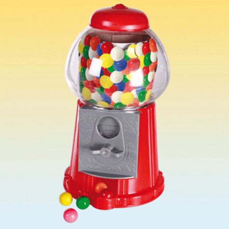 Red chewing gum automat 22 cm
