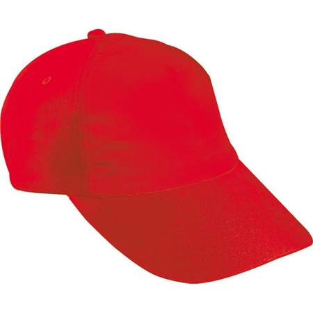 Sportdag kinder team caps rood