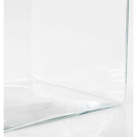 Mica Decorations Vase - accu container - transparent - glass - 20 cm
