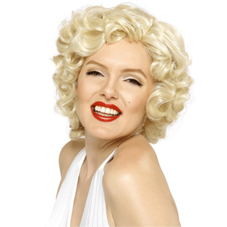 Blonde krullen pruik Marilyn Monroe