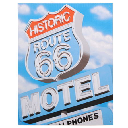 Route 66 decoratie bord