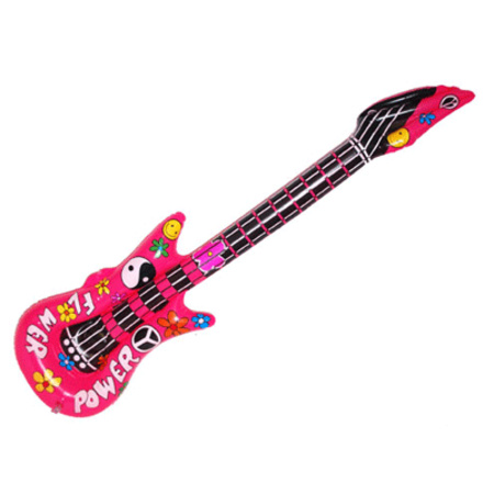 hippie gitaar opblaasbaar van 105 cm