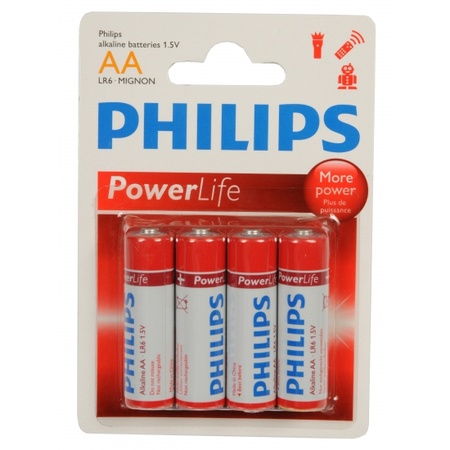 Philips power life batterijen AA