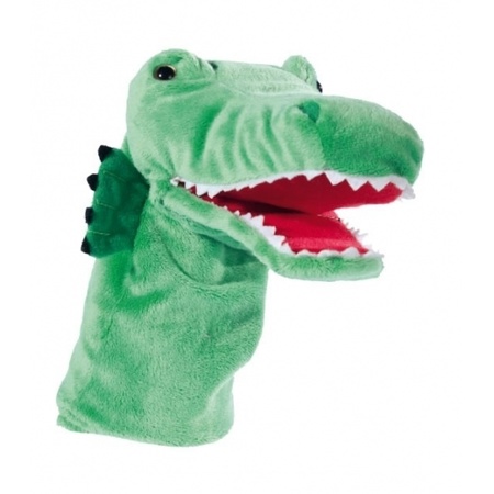 Plush crocodile puppet 33 cm