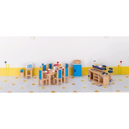 Speelgoed meubeltjes moderne keuken voor poppenhuis