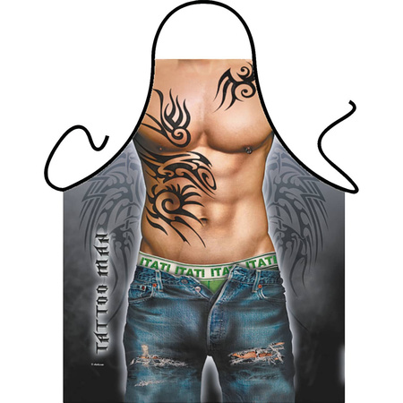 Sexy apron Tattoo Man