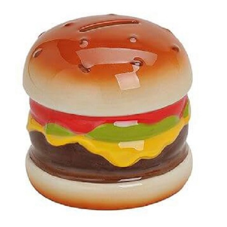 Spaarpot hamburger 10 cm