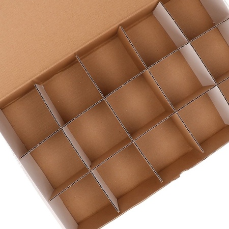 Building blocks sorting box with 10 cm compartments