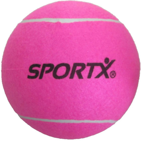 Big pink tennisball SportX 22 cm