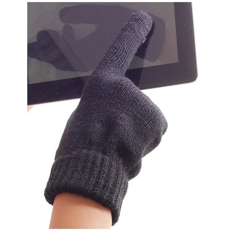 Touchscreen gloves burgundy for adults