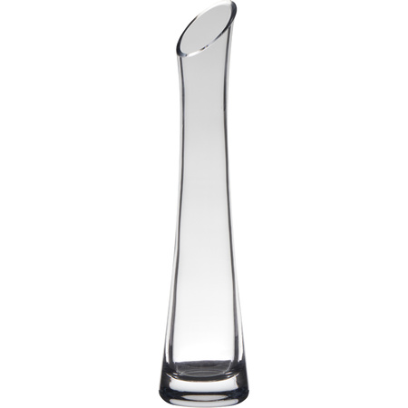 Bellatio Design Vase - flutes - narrow - glass - 6 x 25 cm